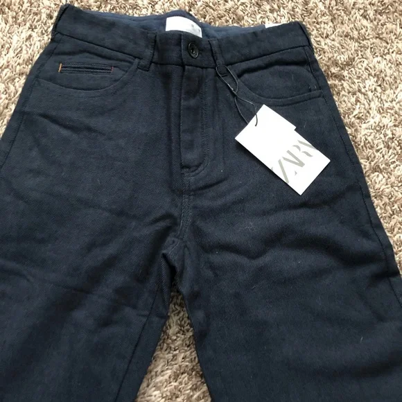 Zara Boy’s size 10y 140cm adjustable waist Paint Navy - Picture 3 of 5